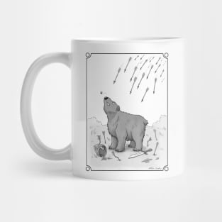 Medieval Battlefield Dumb Bear Mug